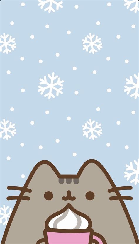 Cute Christmas Pusheen Wallpapers Wallpaper Cave