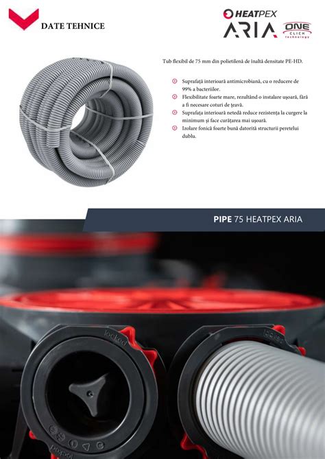 Tubulatura Ventilatie Flexibila Antibacteriana Heatpex Aria ECOCALD