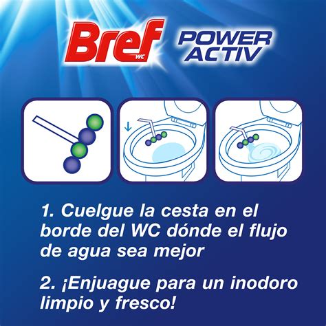 Desinfectante WC Colgador Power Activ Pine Blister 2 Unidades BREF