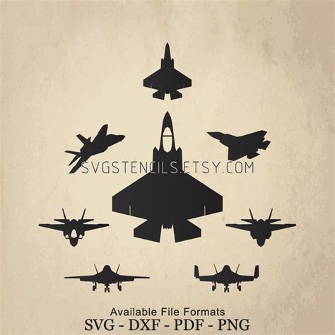 F35 Decals | Prints, Silhouette images, Stencil art