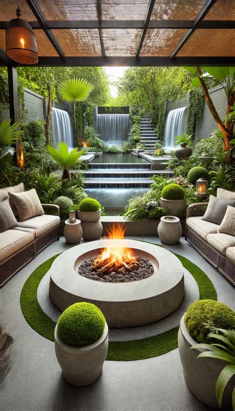 20+ Brilliant Concrete Fire Pit Ideas for Outdoor Enjoyment (2025)