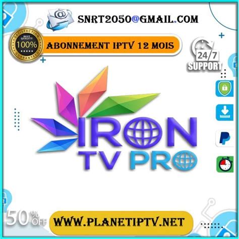 Smart Ip Tv Iron Pro Meilleur Abonnement Iptv Mois En Europe Et