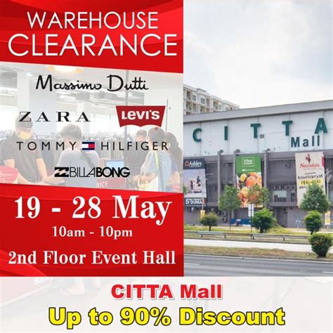 19-28 May 2023: Shoppers Hub Branded Fashion Warehouse Clearance Sale ...