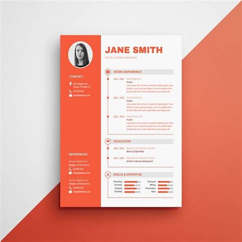 15+ Resume Design Tips, Templates & Examples /// For A Classy Resume ...