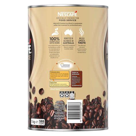 Nescafe Foodservice Blend Coffee 1kg Coff1168 Cos Complete Office Supplies