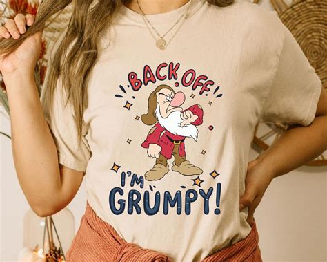 Retro Back Off I M Grumpy Shirt Snow White And Seven Etsy