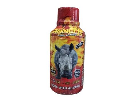 Rhino X Shot K Vigorizante Masculino Potente