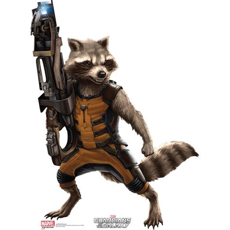 Guardians Of The Galaxy Rocket Raccoon Cardboard Cutout