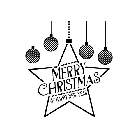 Premium Vector Black And White Christmas Vector Editable Suitable For