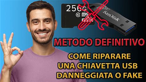 Riparare Chiavetta USB Non Rilevata Danneggiata O Fake Promozioni