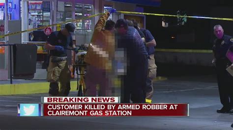 Customer Shot Killed In Gas Station Robbery Youtube