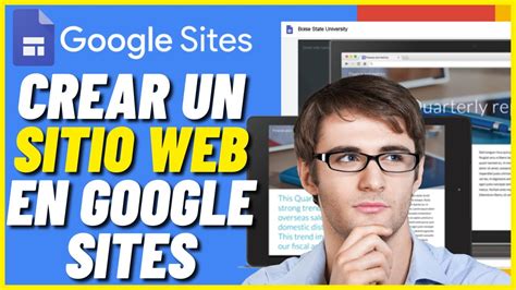 Como Crear Un Sitio Web En Google Sites Youtube