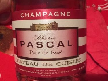 Champagne Sébastien Pascal Château de Cuisles Perle De Rosé Brut