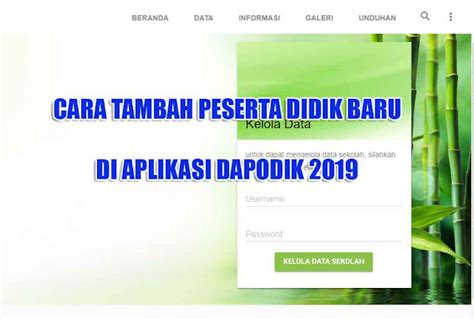 Inilah Cara Gampang TAMBAH PESERTA DIDIK BARU Pada Aplikasi Dapodik