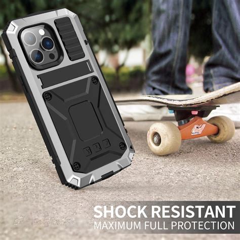 R Just Shockproof Waterproof Dust Proof Case With Holder For Iphone