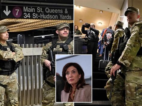 Nypd Patrol Chief Lawmakers Rip Gov Hochul For Sending National Guard To Nyc Subways ‘our