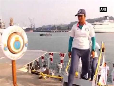 All Women Navy Crew Completes Its Maiden Voyage Youtube