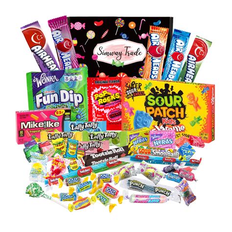 American Style Mixed Candy Boxes Simway Sweets