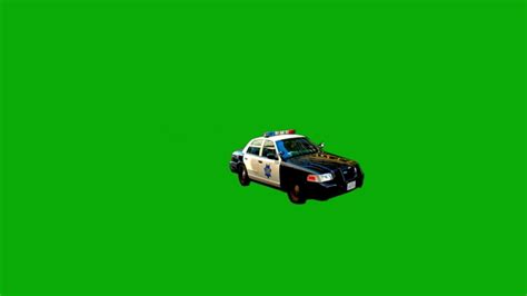 Free Green Screen Video Cop Approaching Side View Free Green