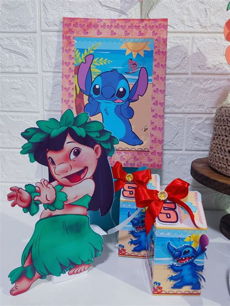 Kit Festa Infantil Personalizado S Um Bolinho Lilo Stitch