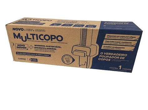 Dispenser Poupador De Copos A Ml Preto Multicopos Nobre