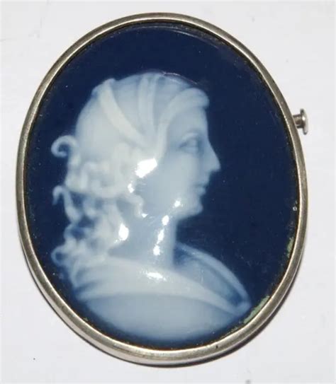 Belle Broche Ancienne En Porcelaine De Limoges Eur Picclick Fr