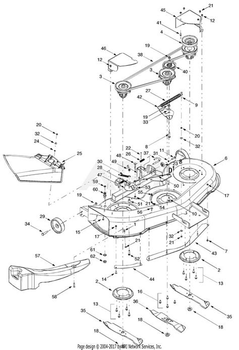 Troy Bilt Deck Diagram