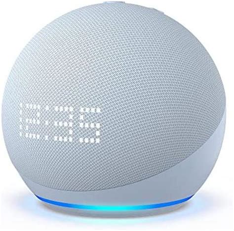 Novo Echo Dot Gera O Rel Gio Smart Speaker Alexa Cor Azul