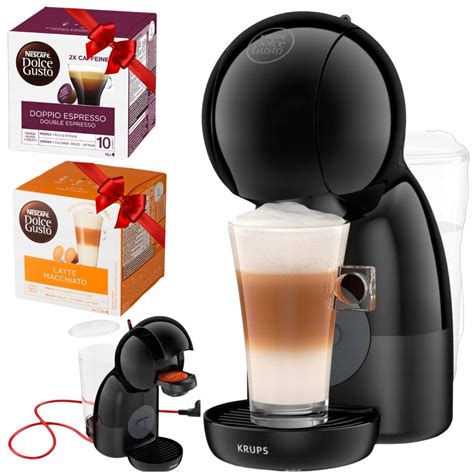 ZESTAW KRUPS EKSPRES DO KAWY KAPSUŁKI DOLCE GUSTO 15 bar 32x KAPSUŁKI