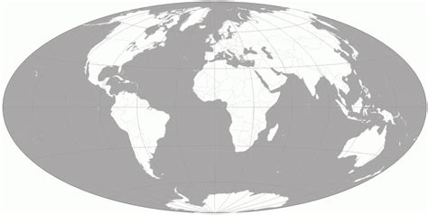 Round World Map Printable - Free Printable Maps