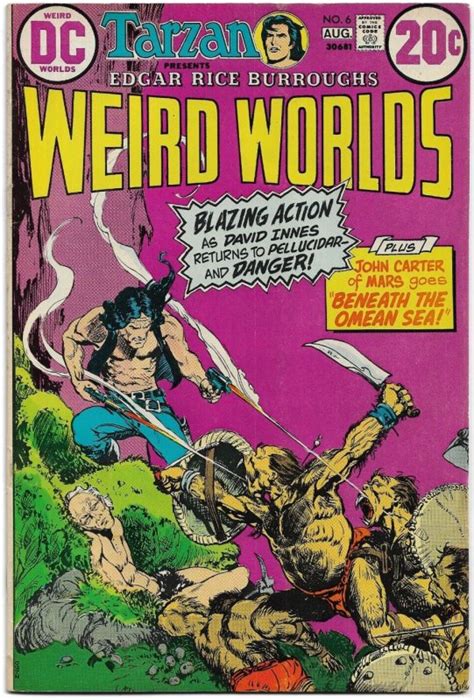 Weird Worlds Fn Vf Dc Bronze Age Comics Comic Books Bronze