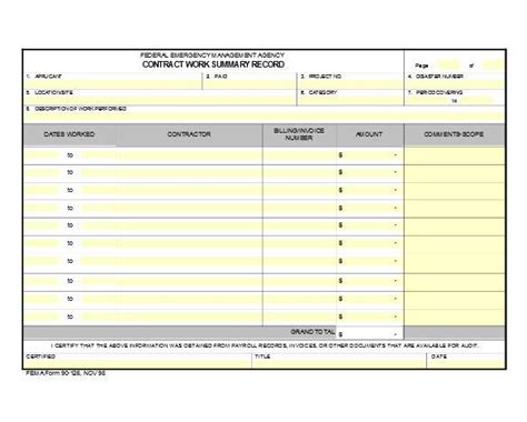 FREE 12 Sample Contract Summary Templates In PDF MS Word Excel