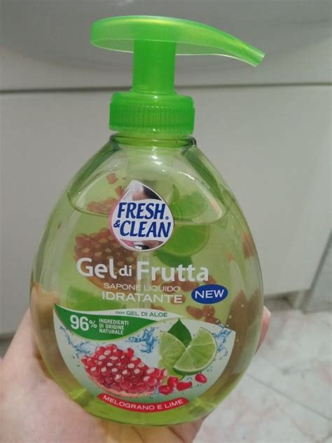 Fresh Clean Gel Di Frutta Sapone Liquido Melograno Lime Inci Beauty