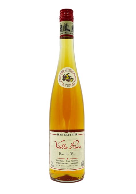 Eau De Vie De Vieille Prune Distillerie Jean Gauthier