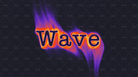 Wave Editable Text Effect Graphics Motion Array