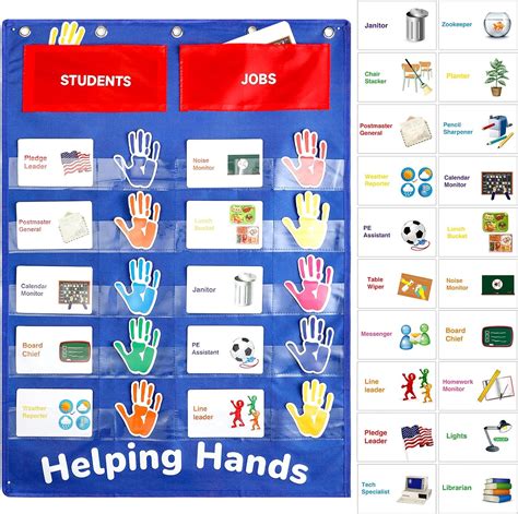 Helping Hands Pocket Charts Learning Classroom Ubuy South Africa