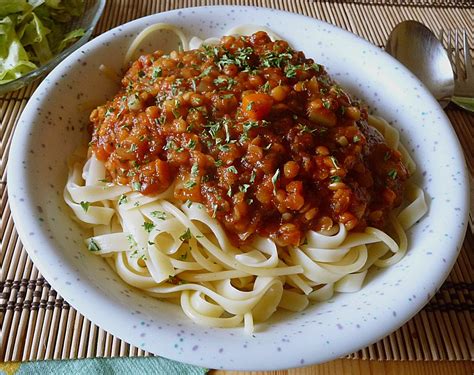 Bolognese Von Roten Linsen Von SteffyPeter Chefkoch De