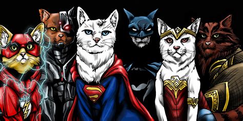 Cats Drawn As Superheroes Gallery Cbr