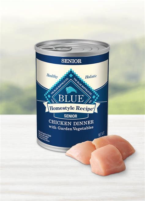 BLUE Homestyle Recipe ™ Grain-Free Senior Wet Dog Food - Chicken ...