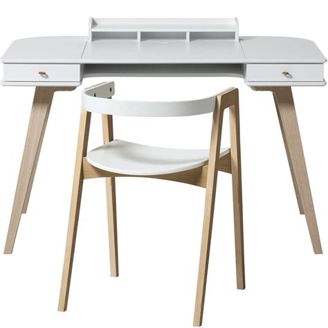 Wood Schreibtisch Cm Mit Stuhl Von Oliver Furniture