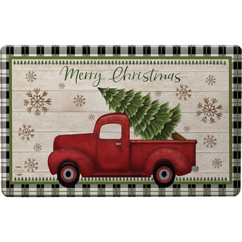 Merry Christmas Pickup Truck Comfort Mat Briarwood Lane