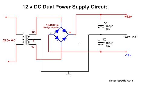 220vac To 12vdc Power Supply Circuit Diagram Circuit Diagram