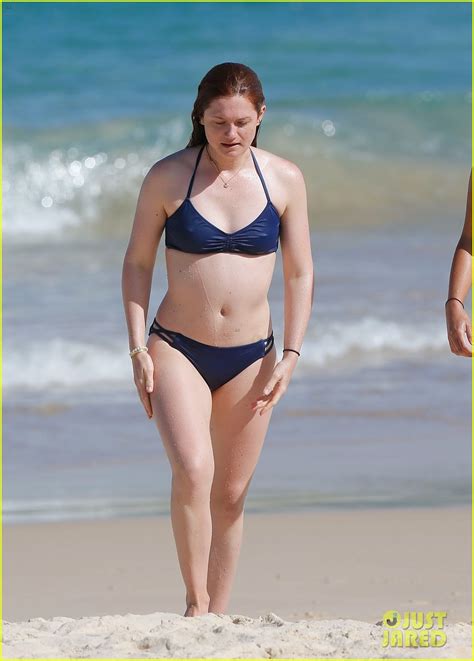 Harry Potter Star Bonnie Wright Enjoys A Day On The Beach Photo 3631309 Bikini Bonnie