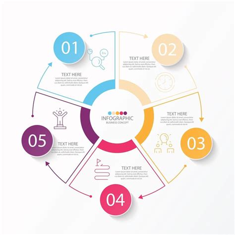 Mod Le D Infographie De Cercle De Base Avec Tapes Processus Ou