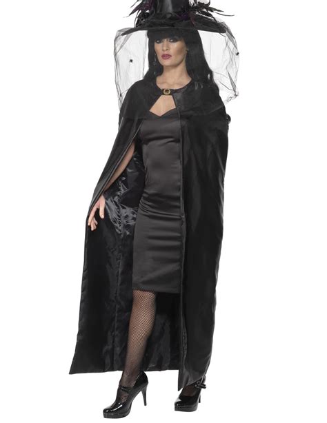 Luxus Hexen Cape Umhang Schwarz G Nstige Faschings Accessoires