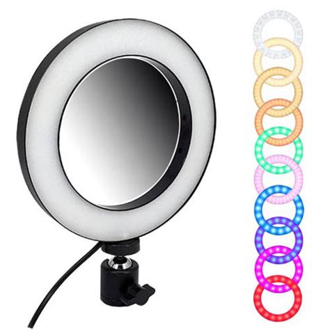 رینگ لایت رومیزی 6 اینچ Ring Light Rgb فروشگاه دوربین دیجیتال