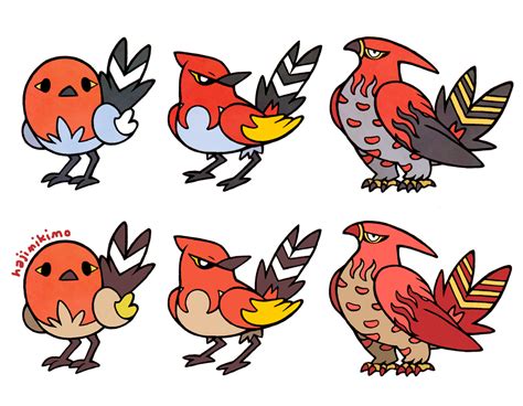 Fletchling And Talonflame