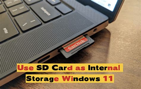 How to Use SD Card as Internal Storage on Windows 11 | 3 Ways in 2025