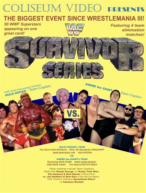 Landofthe80s On Twitter The Inaugural Survivor Series By The Wwf