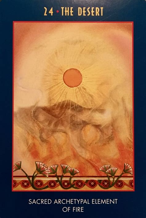 April 17 2017 Daily Angel Oracle Card The Desert From The Anubis